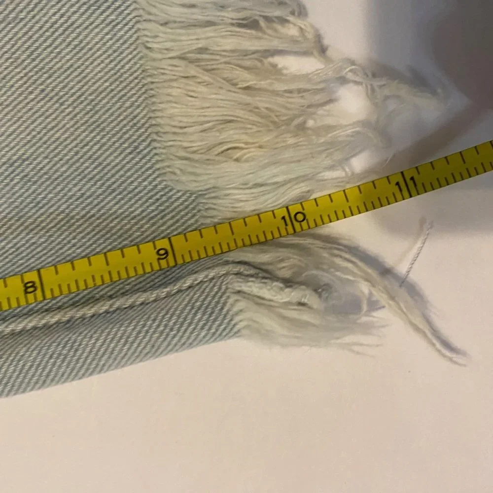 NWT YMI Junior Distressed High Rise Waisted Boyfriend Shorts Denim Jeans Sz 5/27 - Picture 8 of 9